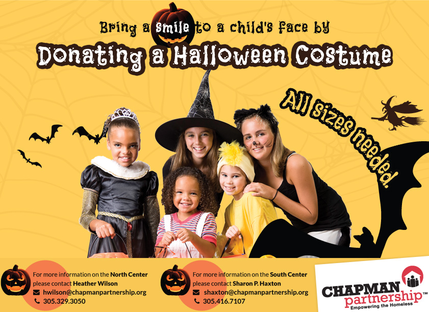 Halloween Costume Drive - Chapman Partnership